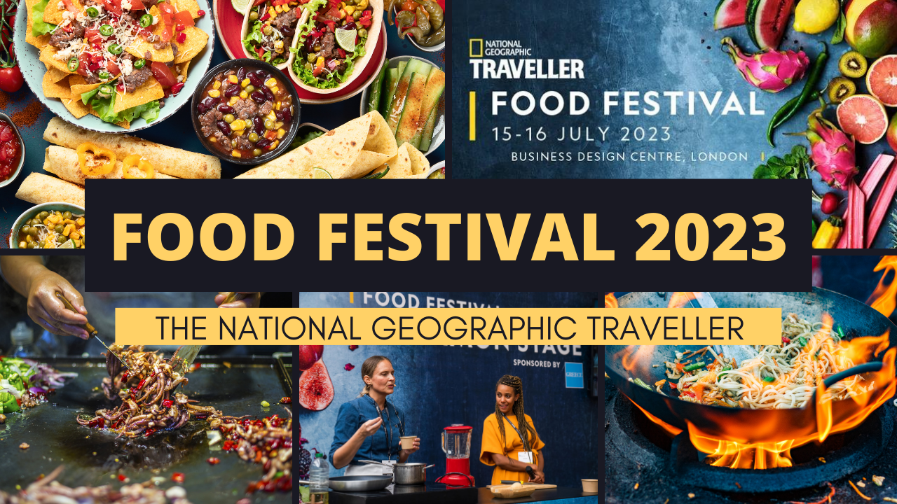 Fresh Mexican ingredients and vibrant colors at MexGrocery Shop's booth.