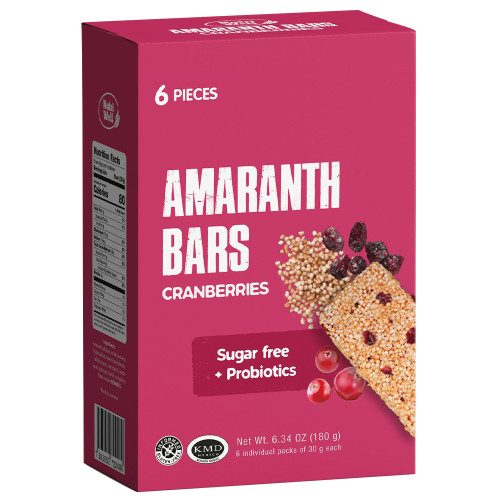 Amaranth Bar with Cranberry 180g
