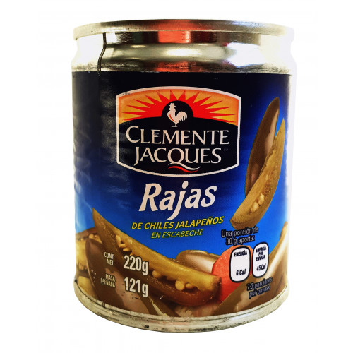 Clemente Jacques Jalapeno Chillies in Slices 220g