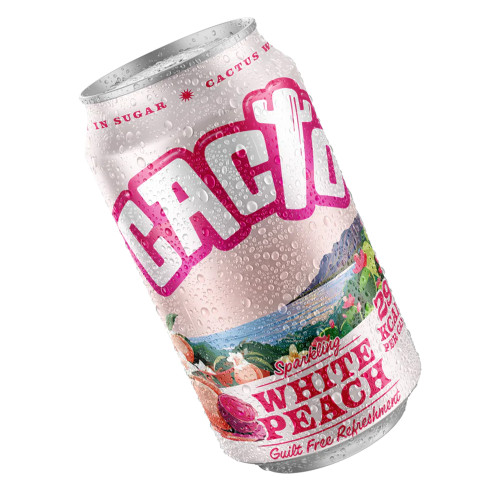 Cacto Original Prickly Pear & White Peach Soda 330ml