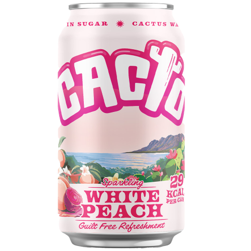 Cacto Original Prickly Pear & White Peach Soda 330ml