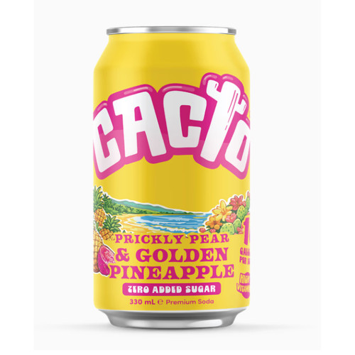 Cacto Prickly Pear & Golden Pineapple 330ml 