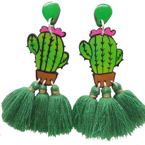 Cactus Earrings