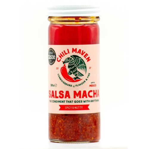 chili maven salsa macha spicy and nutty
