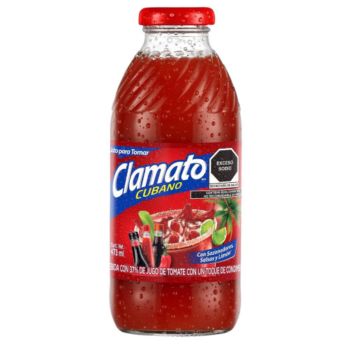 Clamato Cubano Glass Bottle 473ml