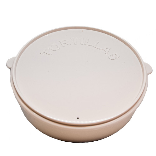 6" Cream Plastic Tortilla Warmer