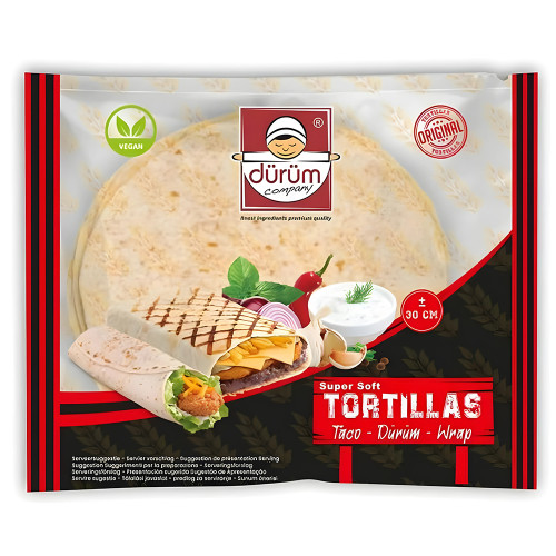 Durum Flour Tortillas 30cm 