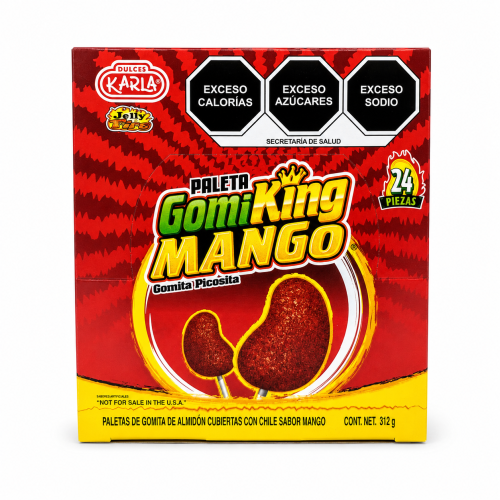 GomiKing Mango Lollipop 18 x 24 pc Case