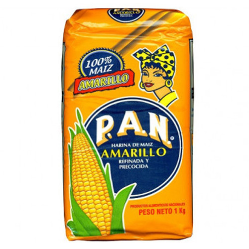 Harina Pan Amarilla 1kg Yellow Corn Flour