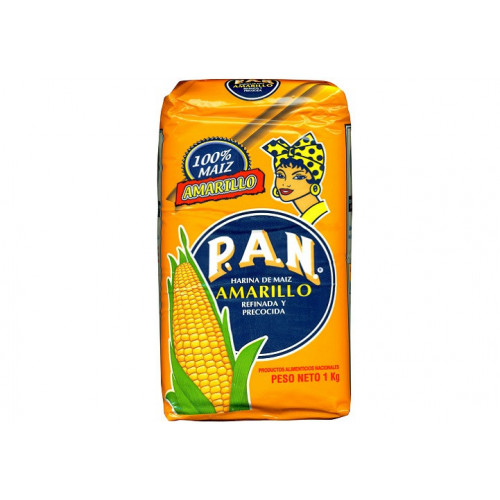 Harina Pan Amarilla 1kg Yellow Corn Flour