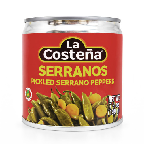 La Costena Serrano Whole Chillies 199g