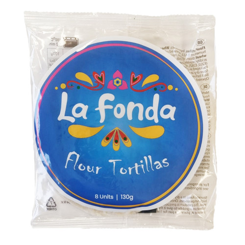6" La Fonda Flour Tortilla new