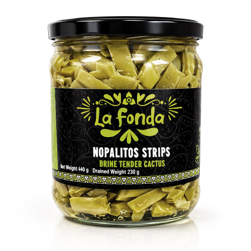 La Fonda Cactus Strips Jar 12 x 460g