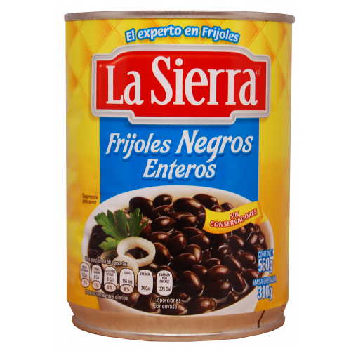 La Sierra Black Whole Beans 560g