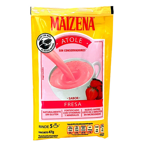 Maizena Strawberry 47g Atole Drink Mix