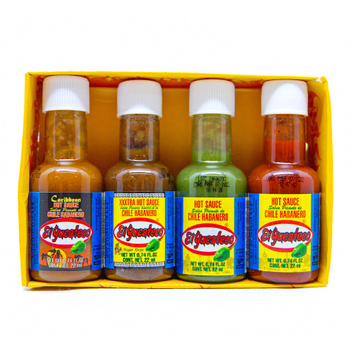 El Yucateco Charola Habanero 4 x 22ml