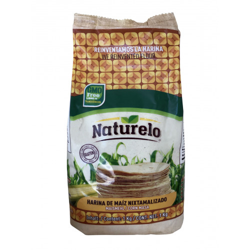 Naturelo Harina De Maiz Blanco 1kg White Corn Flour