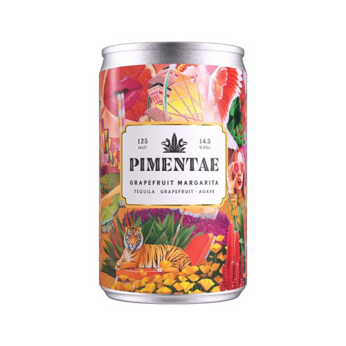 Pimentae Tequila Grapefruit Margarita 125ml