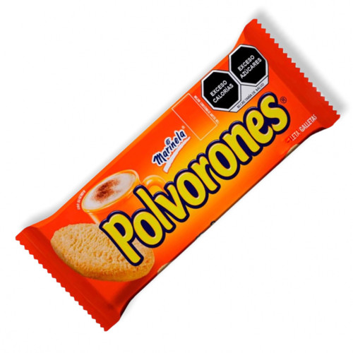 Marinela Polvorones Shortbread Orange Cookies 74g