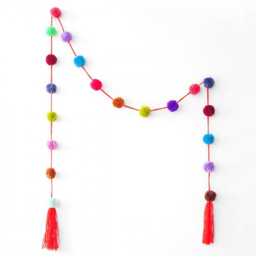 Pom pom Garland pack of 2.
