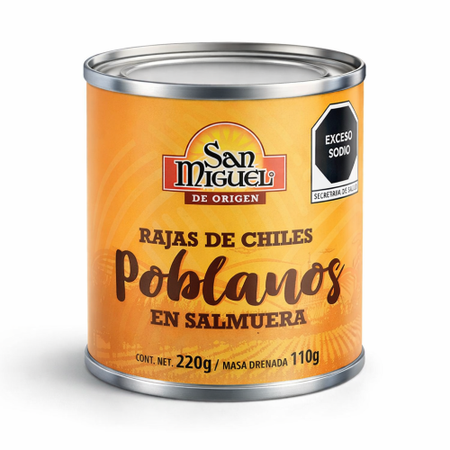 San Miguel Poblano Strips 220g