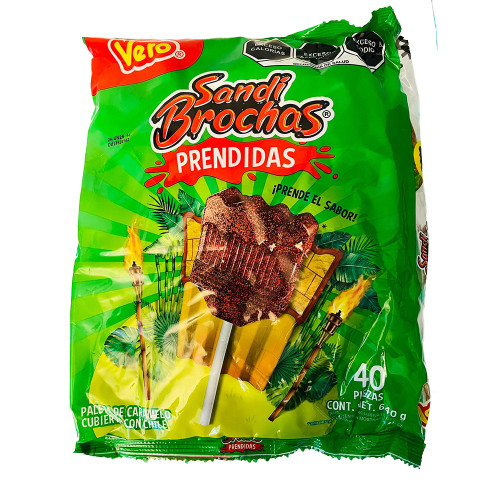 Sandibrochas Prendidas Lollipops 40pc