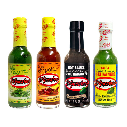 Sauce Lovers Gift Pack El Yucateco 4 Units