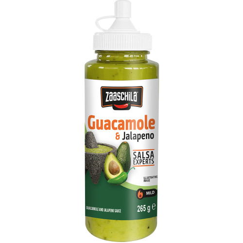 Zaaschila Creamy Guacamole and Jalapeno Sauce 265g