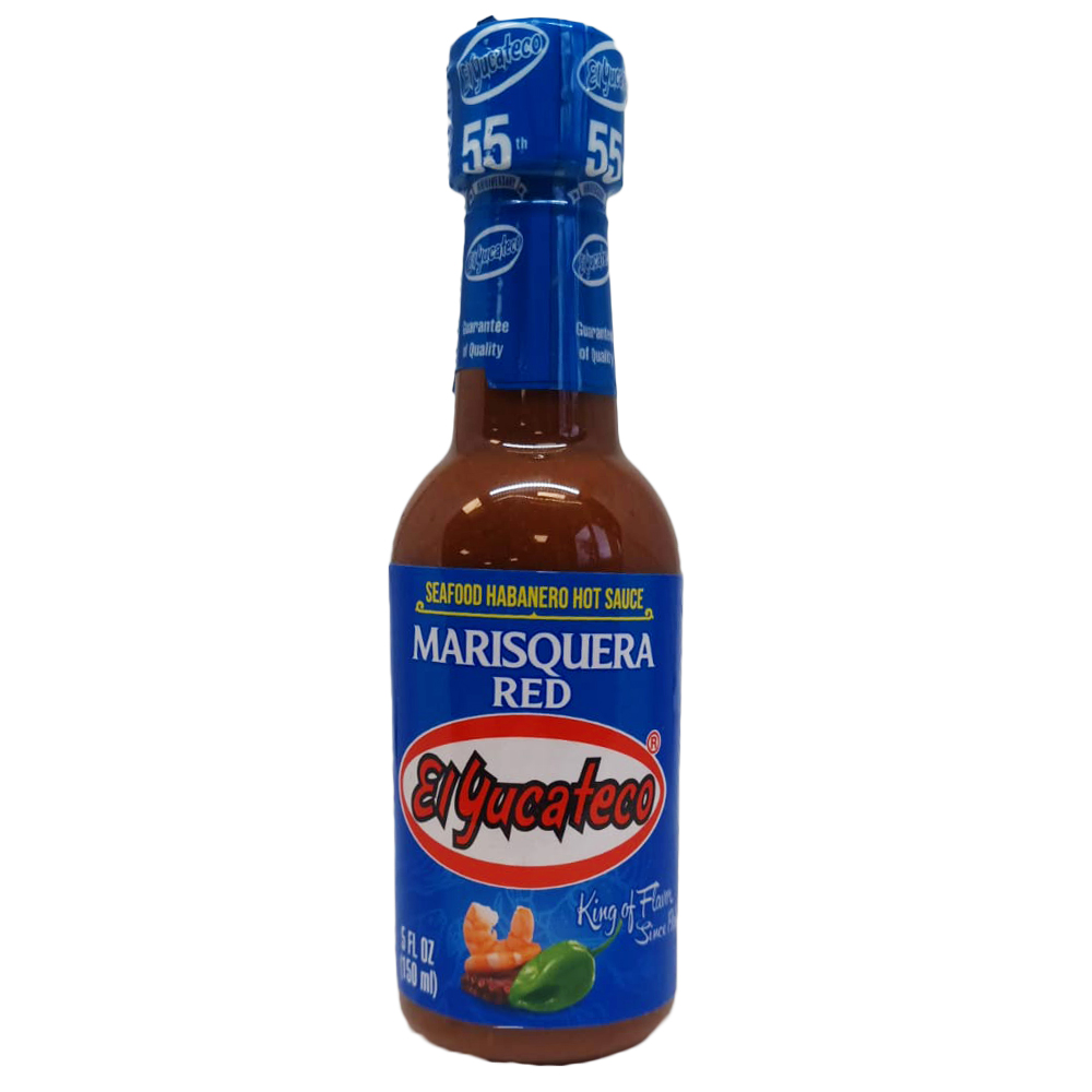 El Yucateco Marisquera Red 120ml Mexican Hot Sauce for Sea