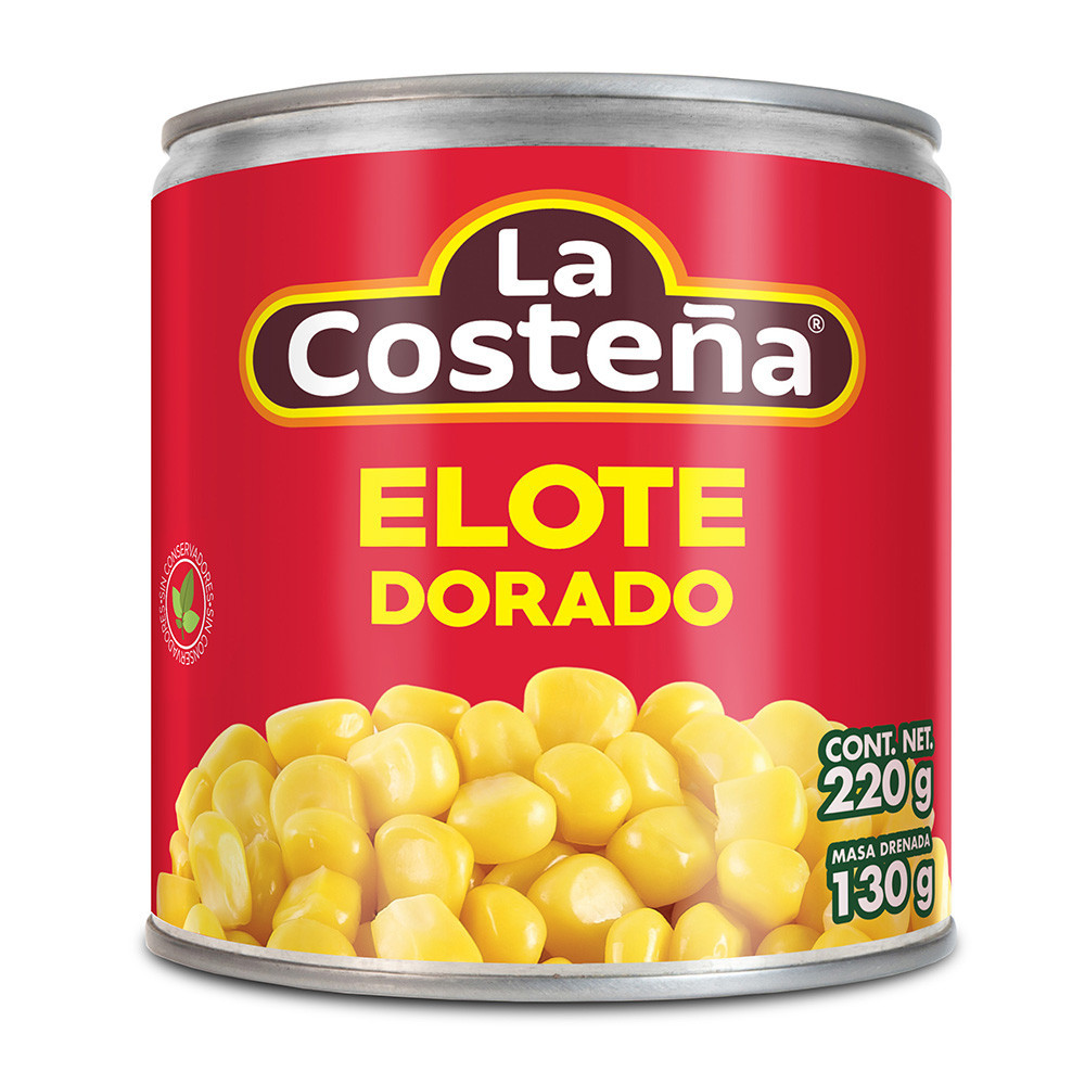 La Costena Elote Dorado Whole 24 x 220g Case | Buy now at 