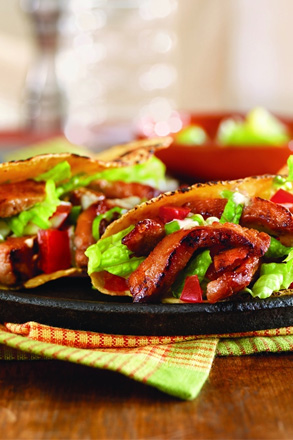 Pork Tacos with Spicy Apricot Glaze Tacos