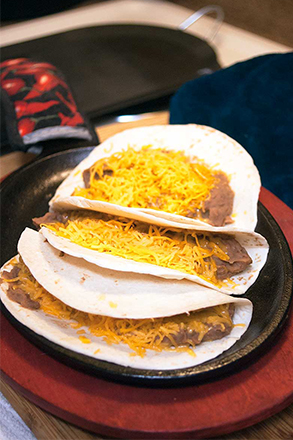 Bean and Cheese Tacos