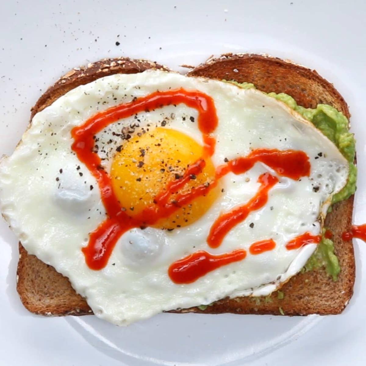 Eggs with hot sauce