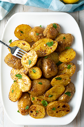 Potatoes in Garlic