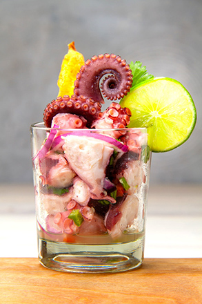 Prawn and Octopus Cocktail