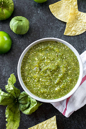 Raw Tomatillo Salsa